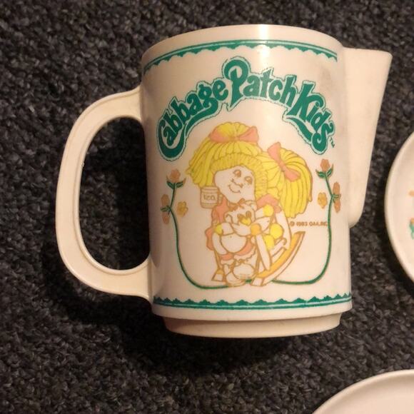 Vintage Cabbage Patch Kids 80's Tea Set Play set 1984 - Picture 2 of 5
